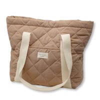 Quilt Tote bag - Tan
