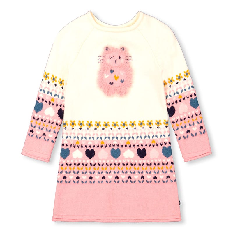 Robe Tricot Chats 3-6ans