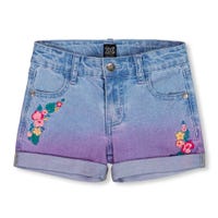 Short Jeans Tropical 7-10ans