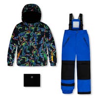 Habit de Neige Deux Pièces Dinos Neon 2-6ans