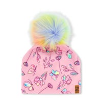 Tuque Pompon Papillons 2-14ans