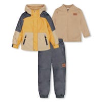 Ensemble Extérieur 3-en-1 Colorblock 7-12ans