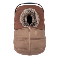 Housse de Siège d'Auto Hiver - Collection Laine - Choco