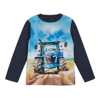 T-shirt Tracteur Bleu 3-8