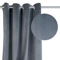 Rideau Velours - Gris