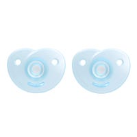 Orthodontic Pacifier(2) Soothie 0-3M Blue