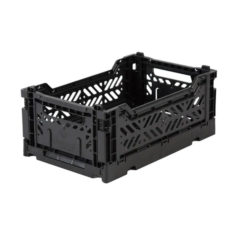 Mini Folding Crate - Black
