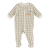 Peas Gingham Pajamas 0-30m