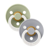 Pacifier Bibs 0-6m Set of 2 - Glow Sage (Size 1)