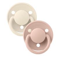 Pacifier Bibs De Lux 0-36mois - Ivory/Blush