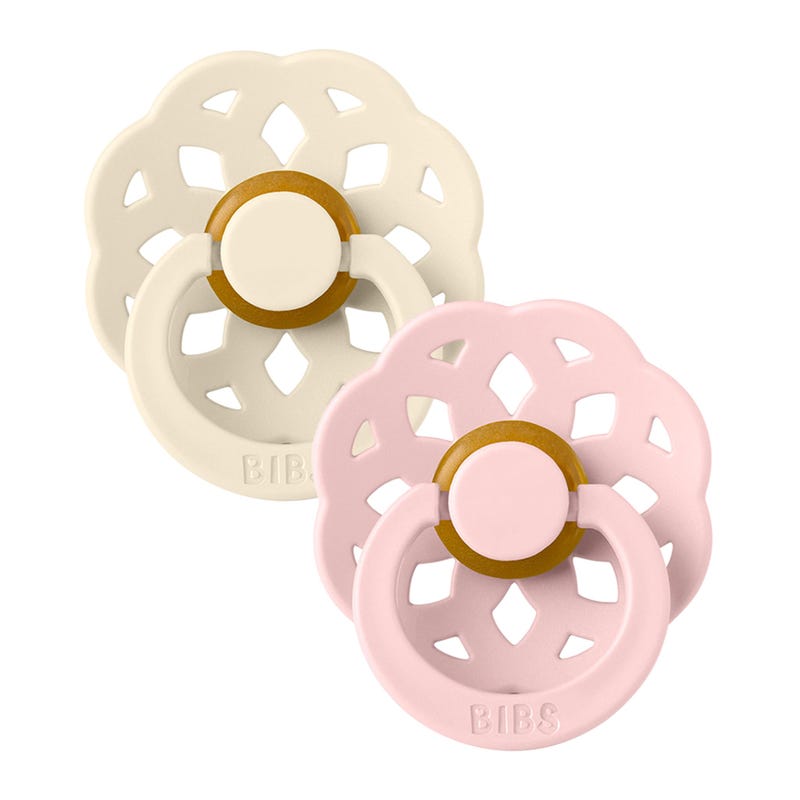 Pacifier Boheme 2-Pack 6-18m - Ivory Pink