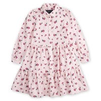 Robe Imprimée Rose 2-14ans