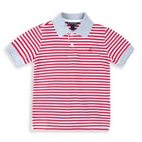 Newport Red Striped Polo 4-14y