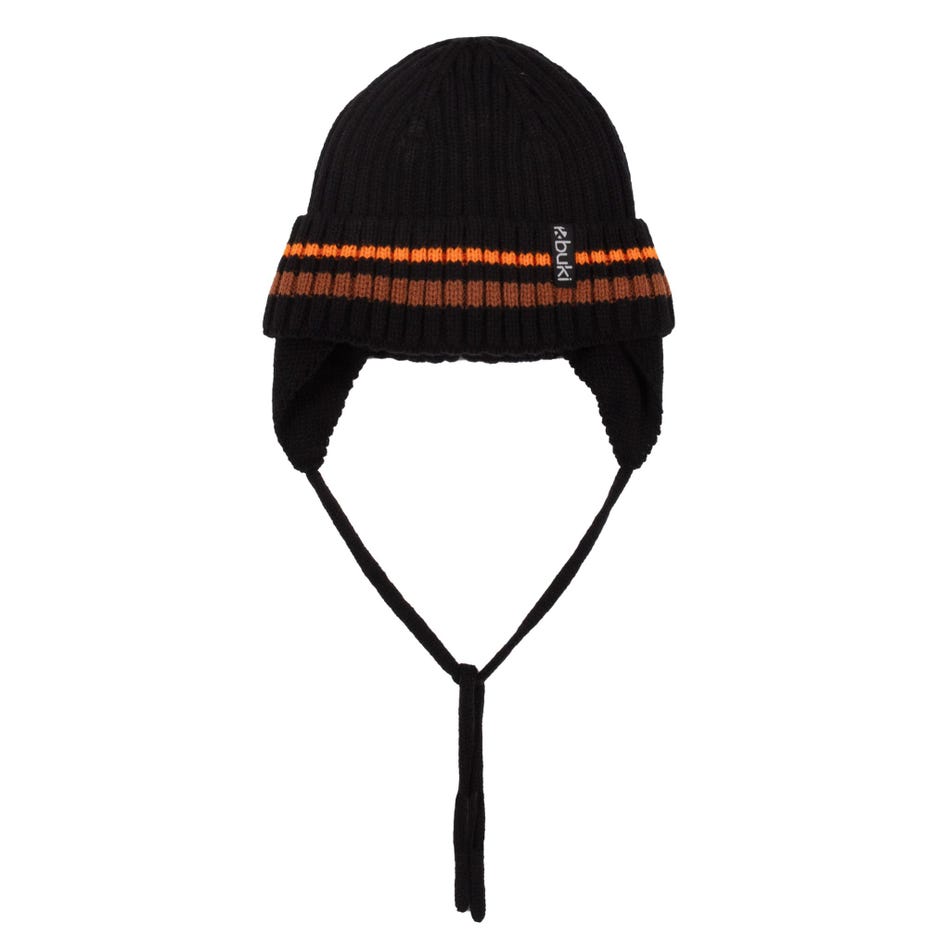 Black Knit Beanie 2-6y