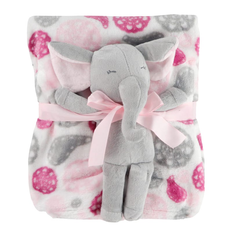 Elephant Plush And Blanket