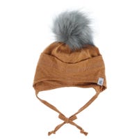 Pompom Cotton Beanie 0-18m