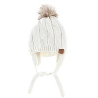 Knit Pompom Beanie 0-18M