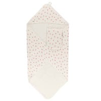 Hooded Bath Towel and Wash Mitt - Strawberries