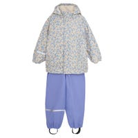 Flower AOP Rainwear Set 2-4y