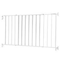 Extend to Fit Sliding Metal Gate - White