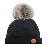 Tuque Pompon 0-6mois - Onyx Noir