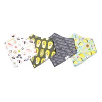 Baby Bandana Bibs Set of 4 - Sushi Avocado Baja