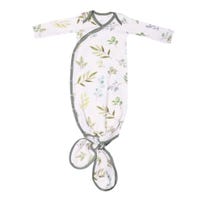 Knotted Gown 0m+ - Leaf Haven