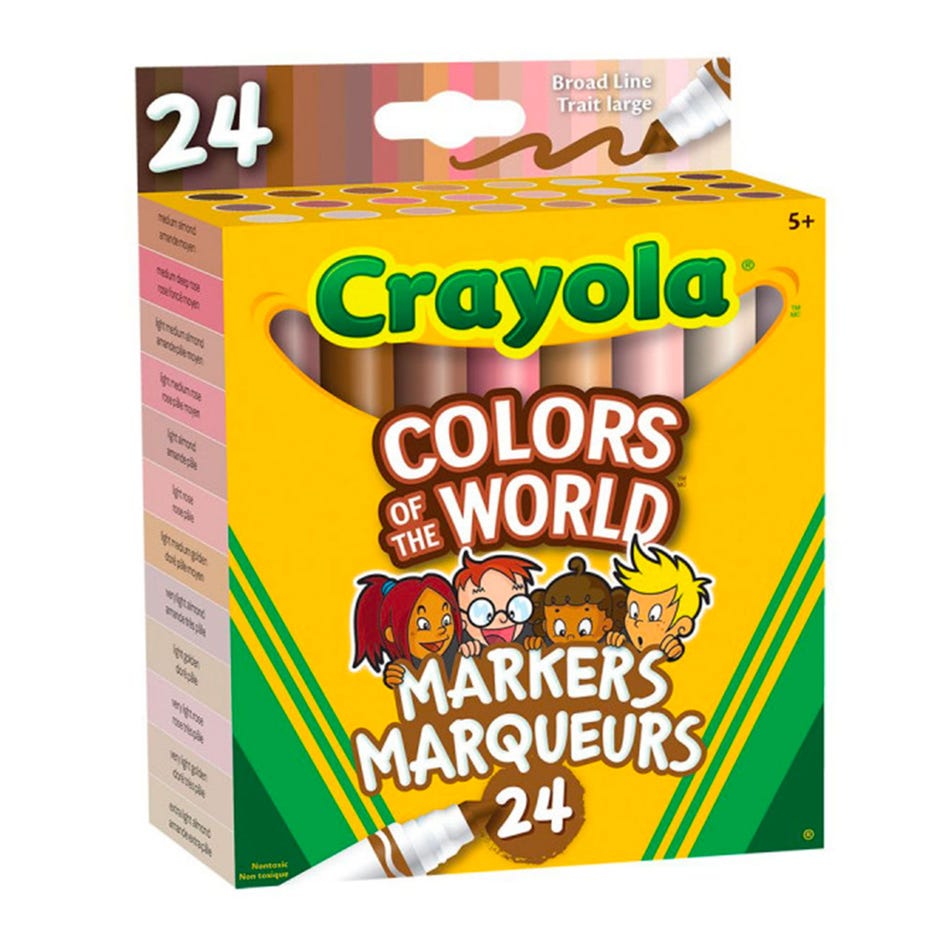 Crayola Crayons Crayola (24) Lavables Couleurs du Monde
