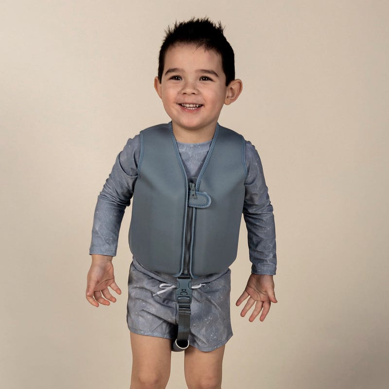 Current Tyed Charcoal Swim Vest 1-6y
