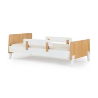 Fun Twin Bed - White/Red Oak (2 Boxes)