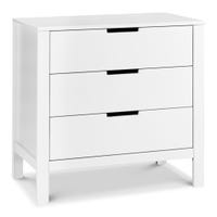 Commode 3 Tiroirs Colby - Blanc