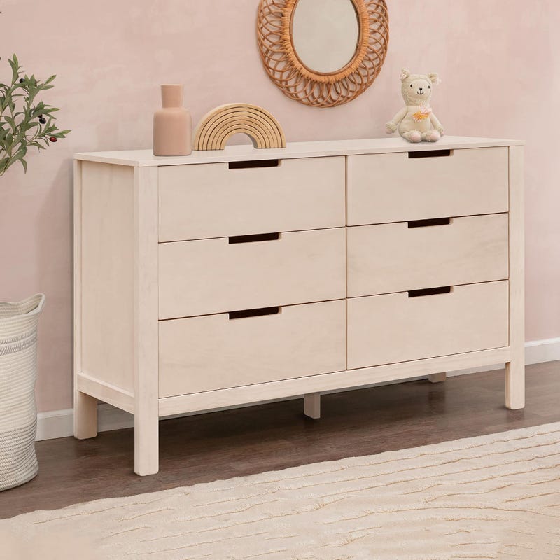 Colby 6-Drawer Double Dresser - Washed Natural