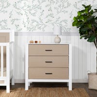 Radley 3-Drawer Dresser - White & Coastwood