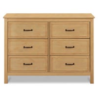 Charlie 6-Drawer Double Dresser - Honey