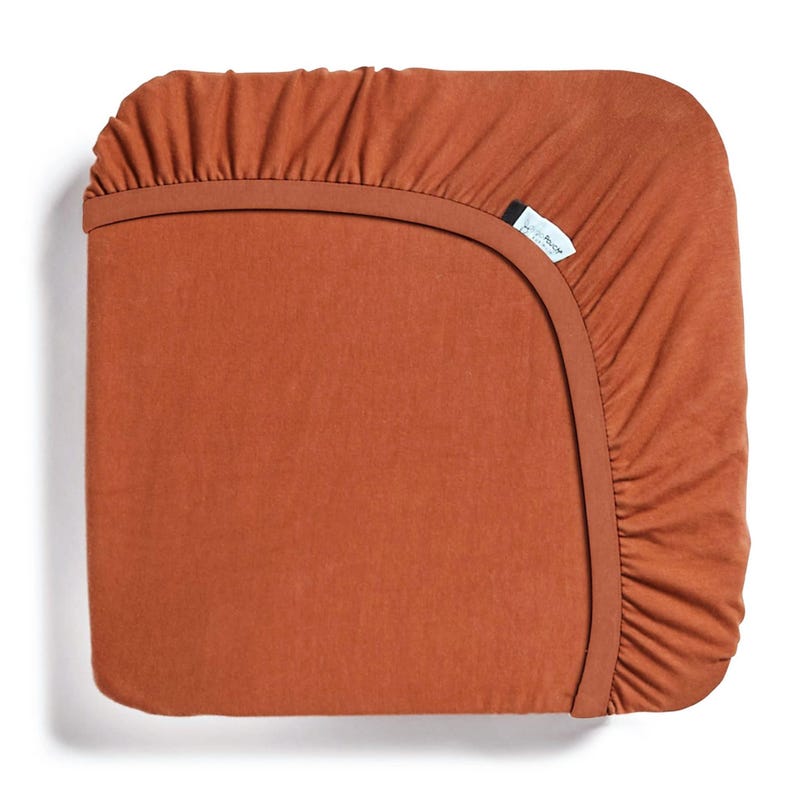ErgoPouch Organic Cotton Crib Fitted Sheet - Rust