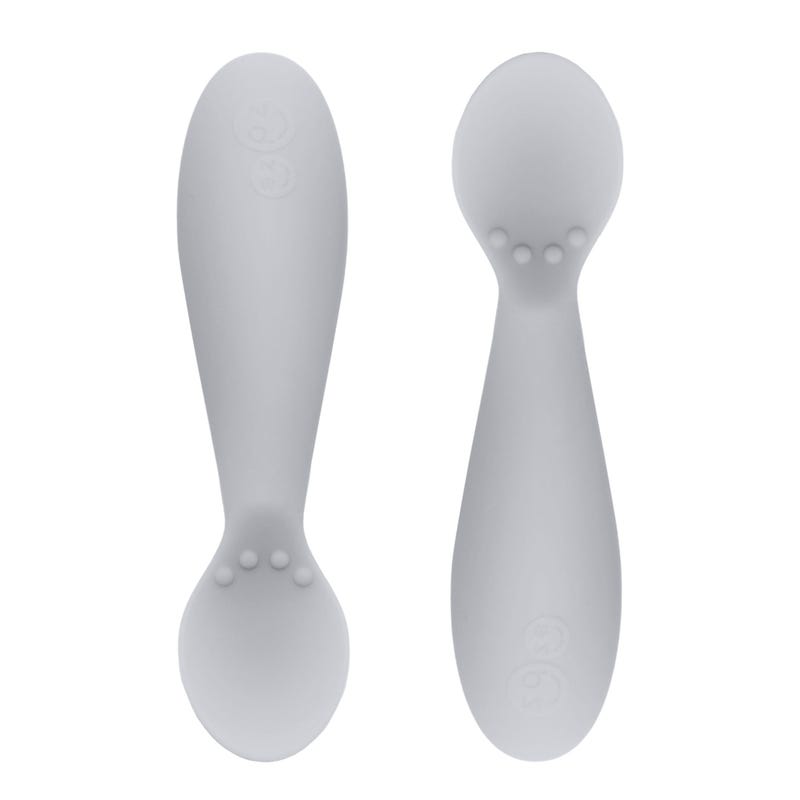 Tiny Spoon Twins Pack - Pewter Grey