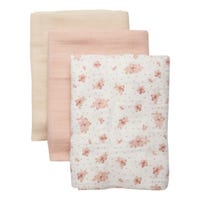 Trio de Mousselines - Fleurs