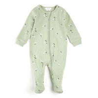 Pyjama Fleurs Oranges 0-12mois