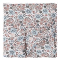 Monarchs Flowers Muslin Swaddle