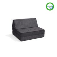Half Modular Sofa - Charcoal Chil
