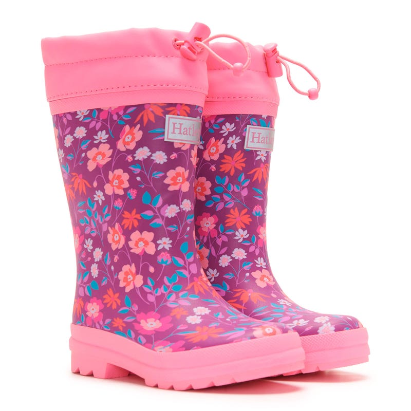 Wild Flowers Rain Boots Sizes 5-3
