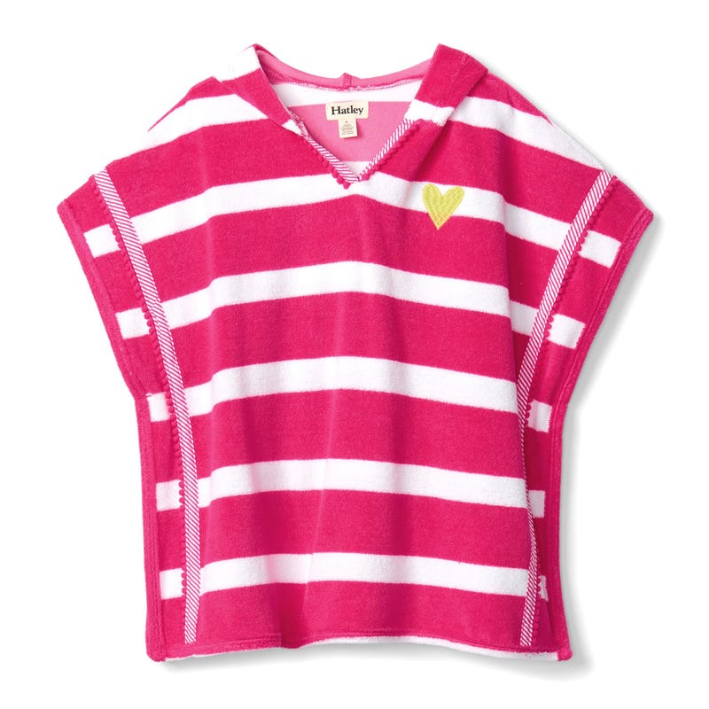 Heart Striped Coverup 3-8y