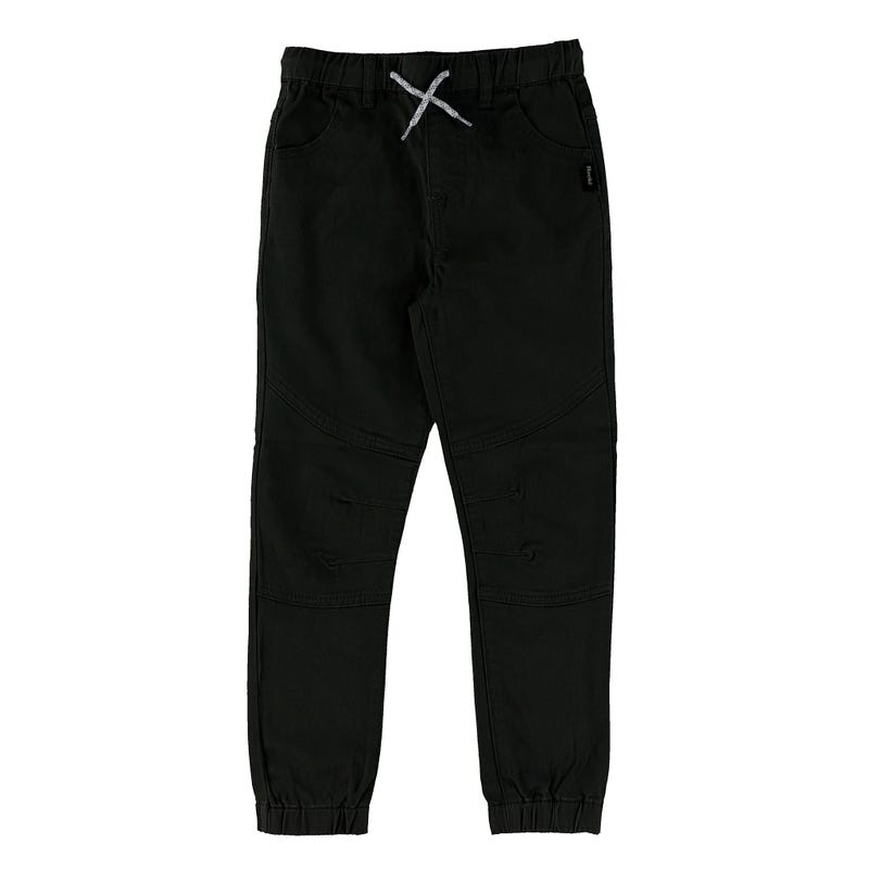 Pantalon Twill Noir Hooké 2-14ans