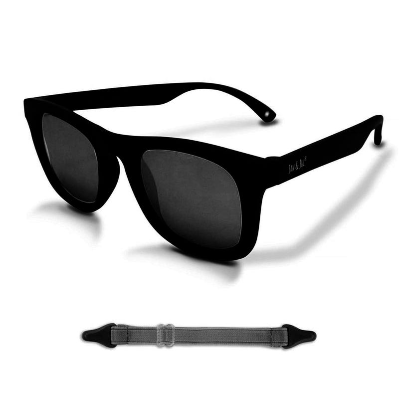 Jan & Jul Black Explorer Sunglasses 0-2y