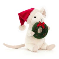 Souris De Noël avec Couronne 7