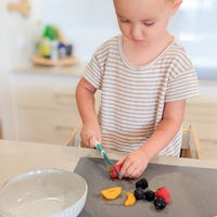 Couteau Sécuritaire pour Enfant – Vert Sauge