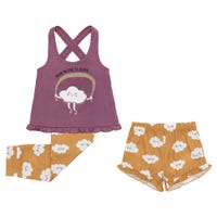 Clouds 3 Pieces Pajamas Set 8-14y