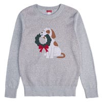 Pull Tricot Chien Femme