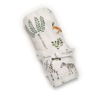 Bamboo Muslin Swaddle Blanket - Safari