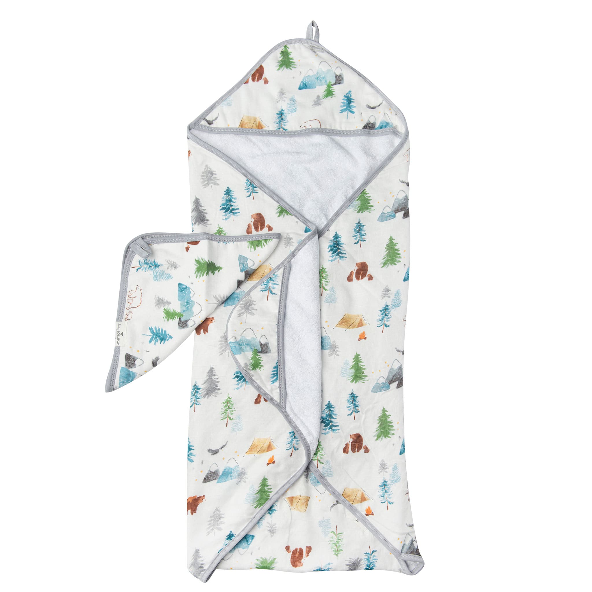 Loulou Lollipop Hooded Towel Set Adventure Begins Clement